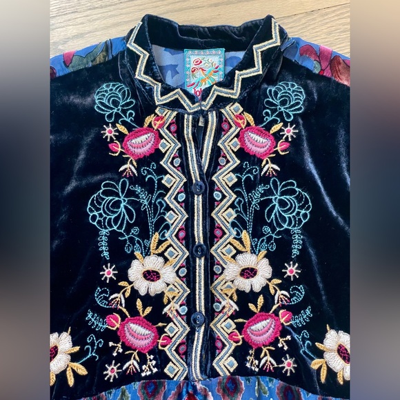 Johnny Was Clara Gwyneth burnout dress sz small - Picture 12 of 16